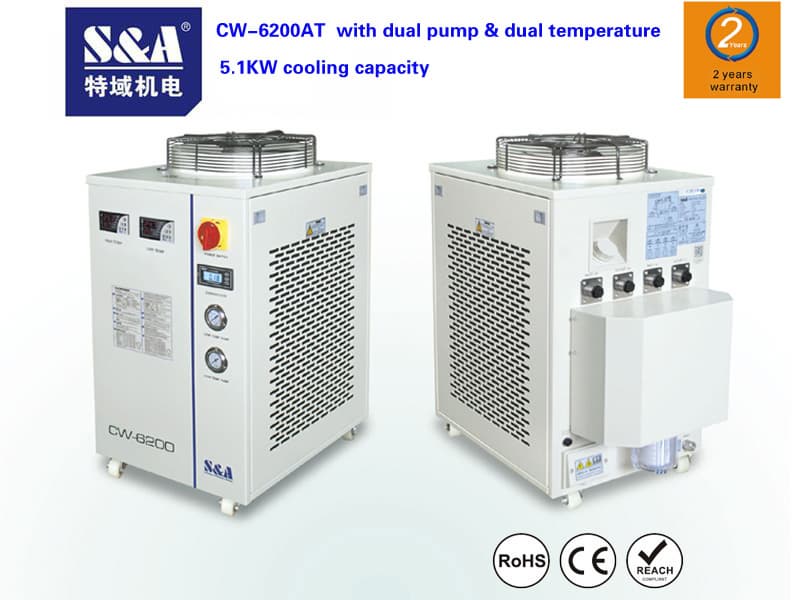 S_A chiller is use for raycus laser power source 1000w